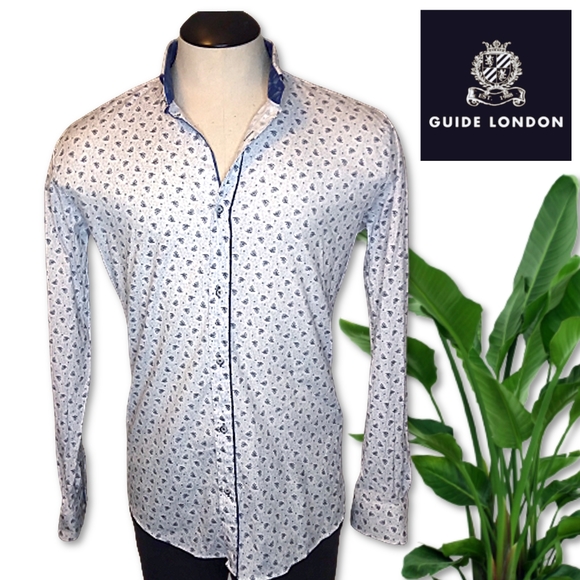 Guide London Premium Range Button-down Men's Large Shirt - Picture 1 of 7